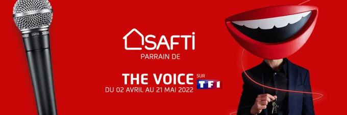 SAFTI parraine The Voice sur TF1