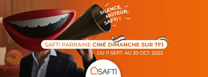 INÉDIT : SAFTI parraine Ciné Dimanche sur TF1 !